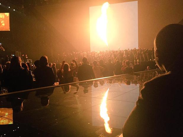 Kanye Wests Brit Awards performance repeatedly muted for TV.