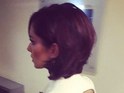 The 'Only Human' singer goes for the chop with new hairstyle.