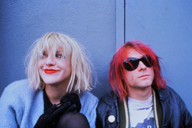 Courtney Love and Kurt Cobain in V Magazine