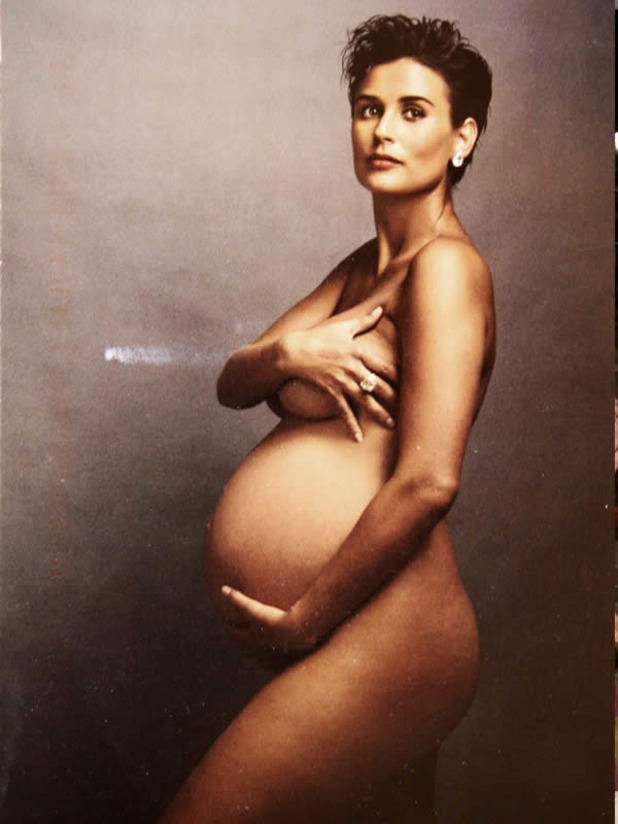 Demi Moore Pregnant Vanity Fair 14