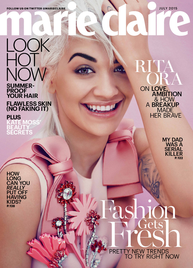 Rita Ora in the July 2015 issue of Marie Claire