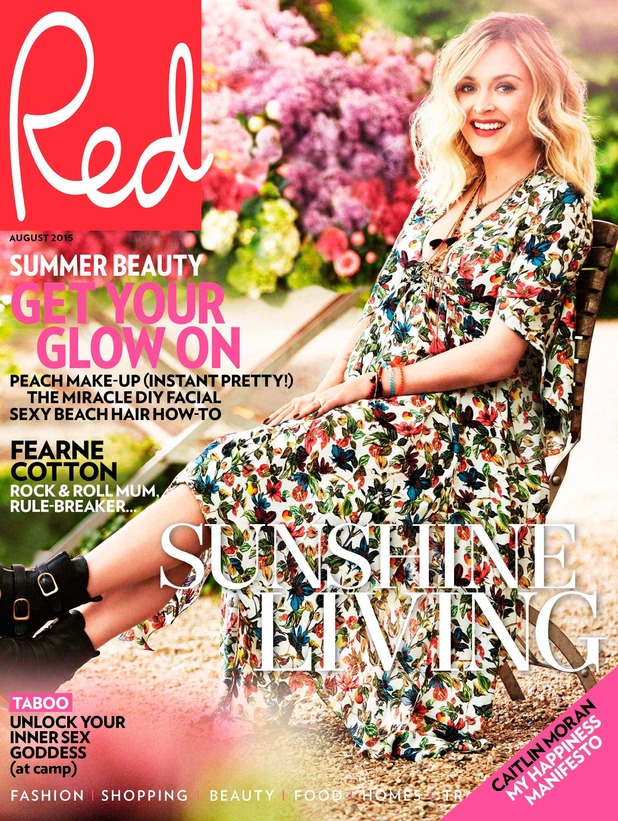 Fearne Cotton in Red magazine