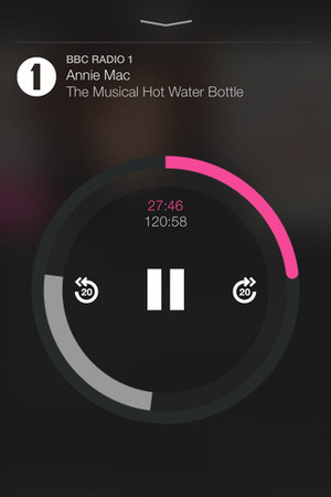 BBC iPlayer Radio app for iOS