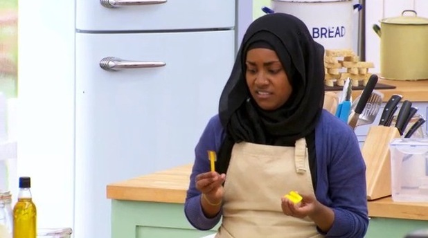 Nadiya Hussain on The Great British Bake Off