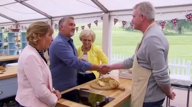 Paul and Paul Hollywood on The Great British Bake Off