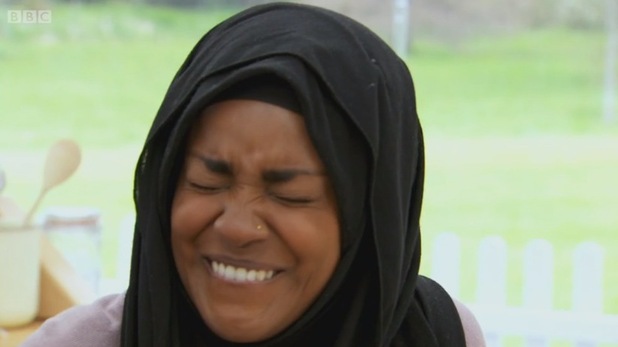 Nadiya Hussain on The Great British Bake Off