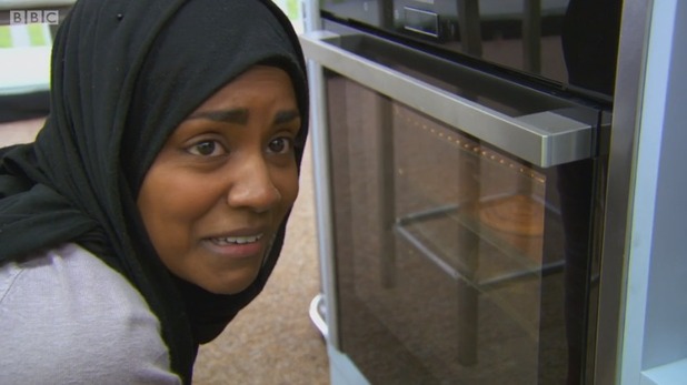 Nadiya Hussain on The Great British Bake Off