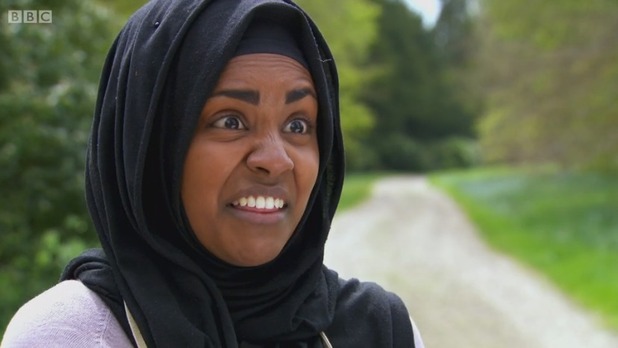 Nadiya Hussain on The Great British Bake Off