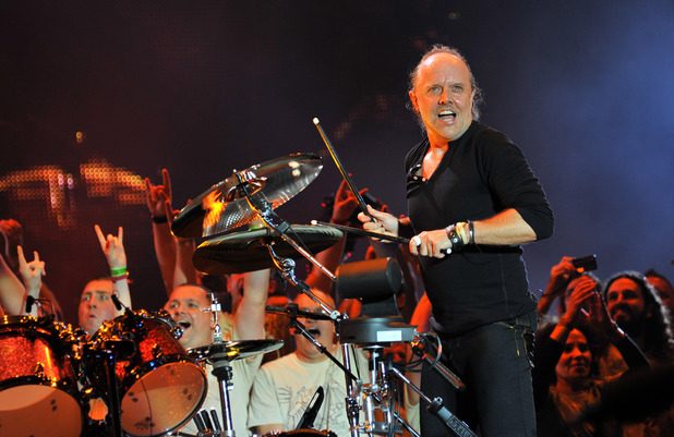 Metallica's Lars Ulrich at Reading Festival 2015