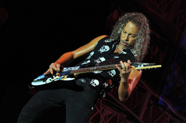 Metallica's Kirk Hammett at Reading Festival 2015