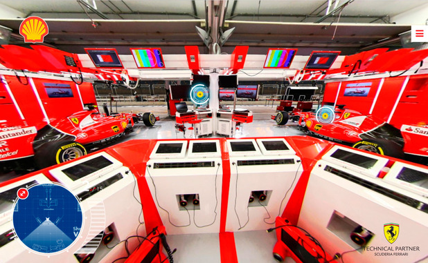 Ferrari Uncovered virtual garage tour