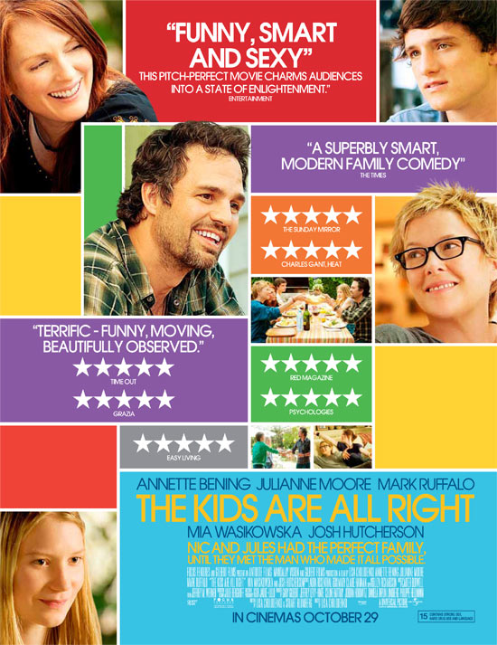 Trailer, poster for 'The Kids Are All Right' - Movies At The Movies ...