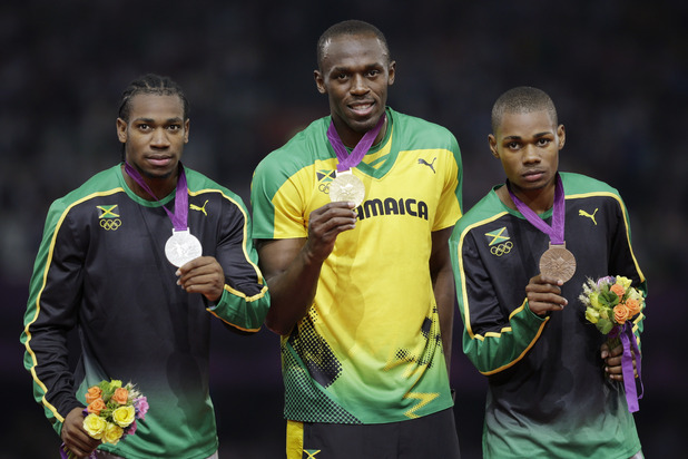 Jamaica's gold medal winner Usain Bolt - London 2012 Olympics - Rolling ...