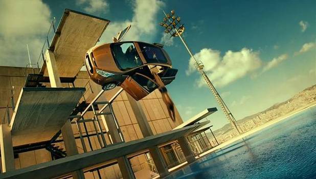 Ford car advert diving #4
