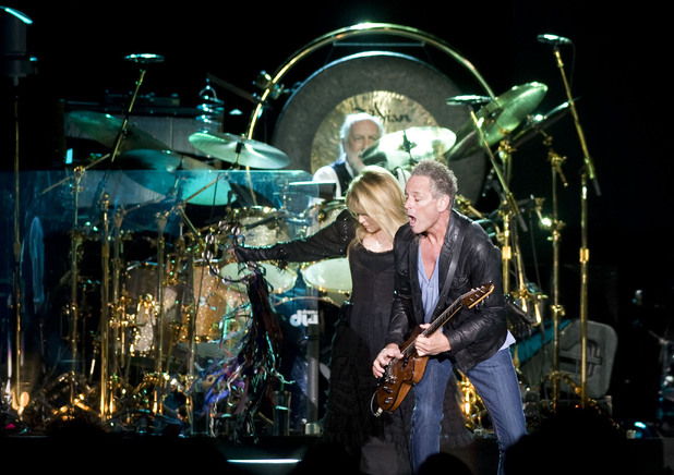 Fleetwood Mac's Stevie Nicks, Lindsey Buckingham and Mick Fleetwood on the 'Unleashed' tour, Wembley Arena - October 2009