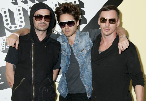 30 Seconds to Mars attend the screening of the music video for their song 'Hurricane' at the Museum of Sex New York City in May 2011