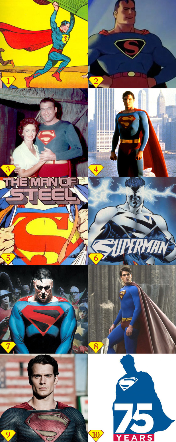 'Man of Steel': Evolution of Superman's S symbol - Movies Blog ...