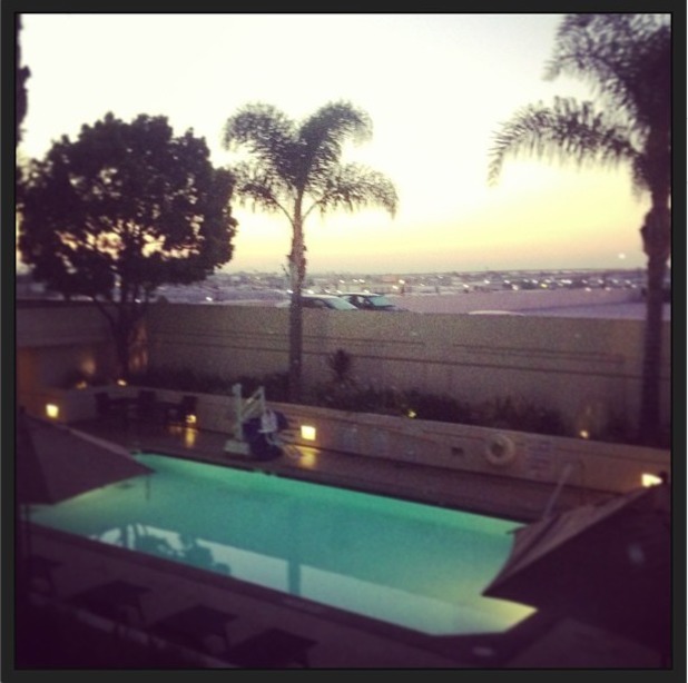 Taylor Hanson's rooftop instagram photo. 
